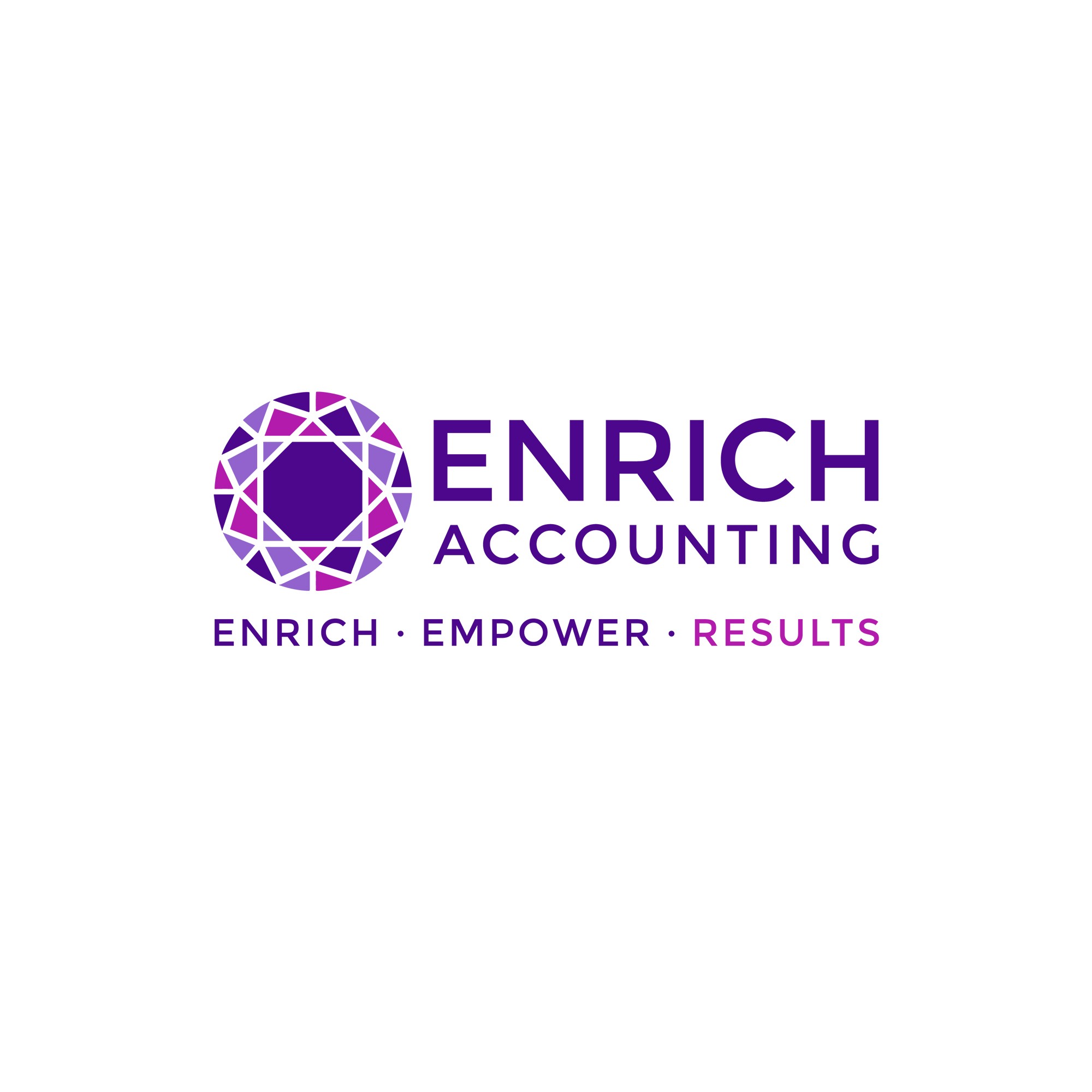 enrich accounting logo branding